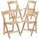 American Classic Folding Chairs Resin With Vinyl Padded Seat - American Classic Folding Chairs Natural Resin With Vinyl Padded Seat