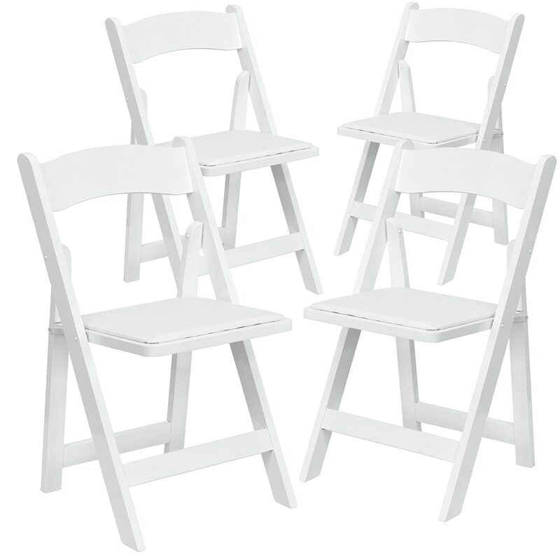 201 Folding Chair Resin White