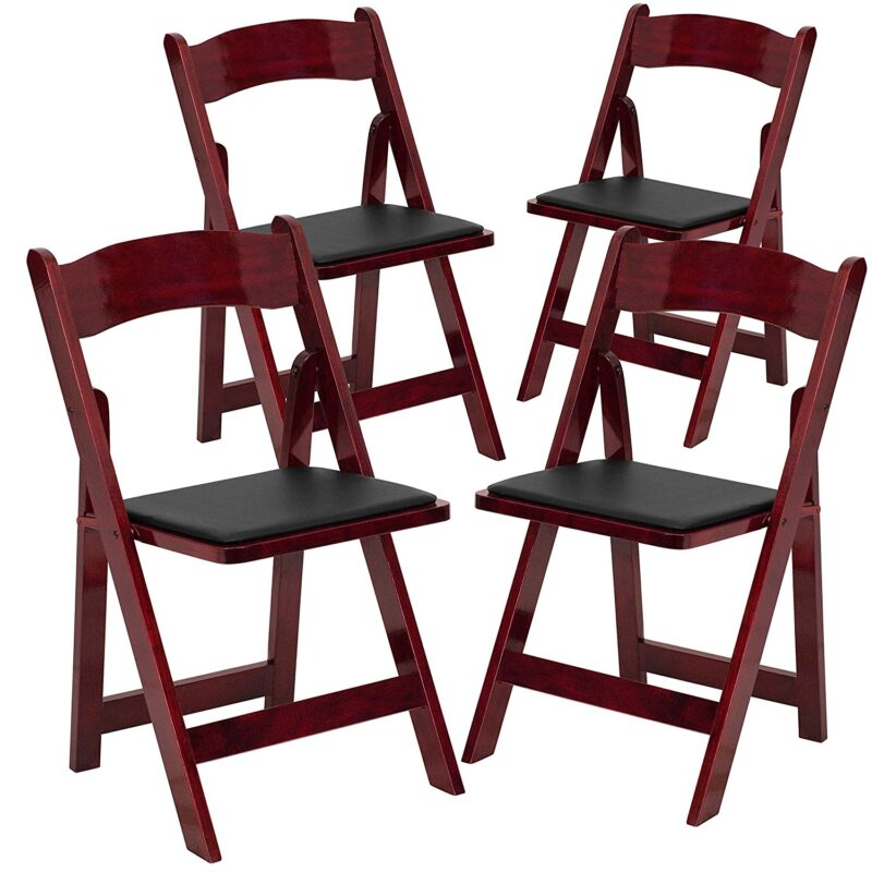 204 Folding Chair Resin Mahogany