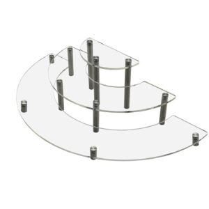 Riser Acrylic Half Round Sets