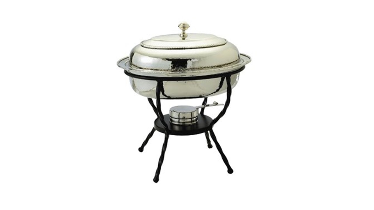 Hammered Stainless 4 QT Round