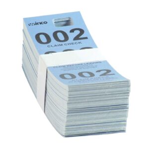 Coat Check Tickets