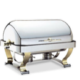 Stainless With Gold Trim 8 Qt - 7qt Soup Tureen
