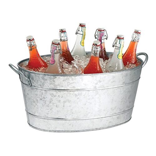 108 Galvanized Ice Tub Plain