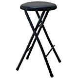 Bar Stools Folding Black