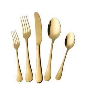 C Tribecca Gold Flatware