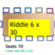 D5 Kids - Children's Tables for Rent - Kiddie 6X30