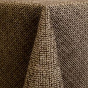 Faux Burlap Tablecloth