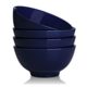 GLAZED STONE SALAD BOWL & 5