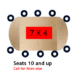 219 Oval Tables - Oval 7X4