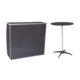 251 Finished Top Cocktail Tables - Black Granite Finished Top Bar - 4 FT - N/A