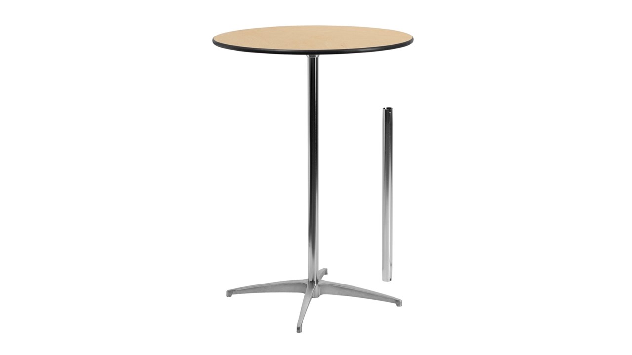 252 Wood Finished Top Cocktail Table