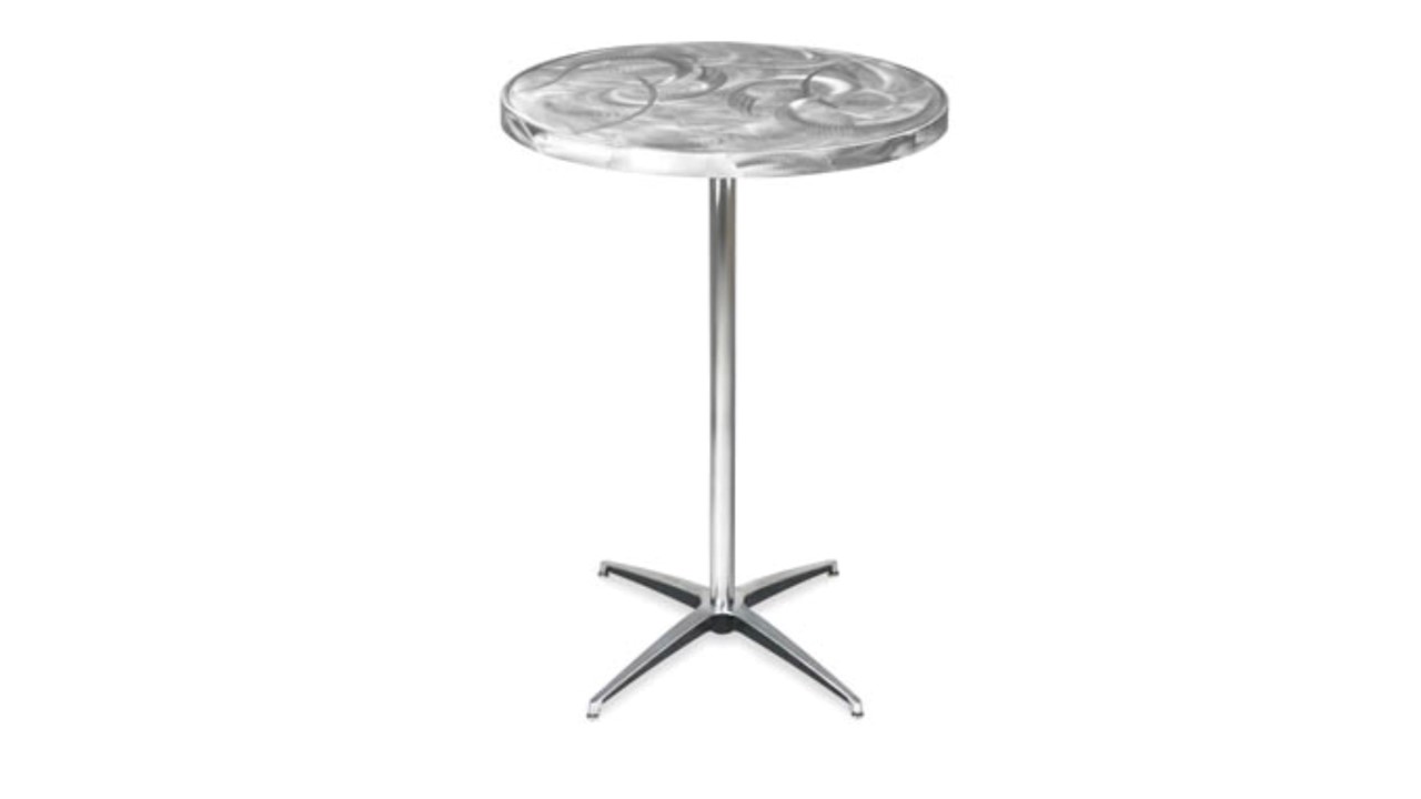 260 Round Metal Cocktail Table