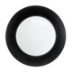 Charger Colored Rim - COLORED RIM BLACK GLASS