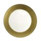 Charger Colored Rim - COLORED RIM GOLD GLASS