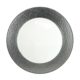 Charger Colored Rim - COLORED RIM SILVER GLASS