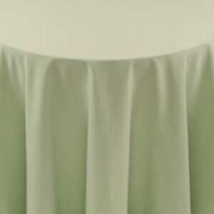 spun Polyester mint green tablecloth