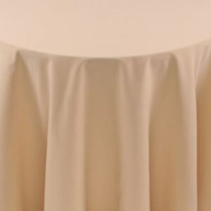 B Beige spun polyester Tablecloth