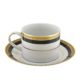 C# Black Sahara China - CUP & SAUCER