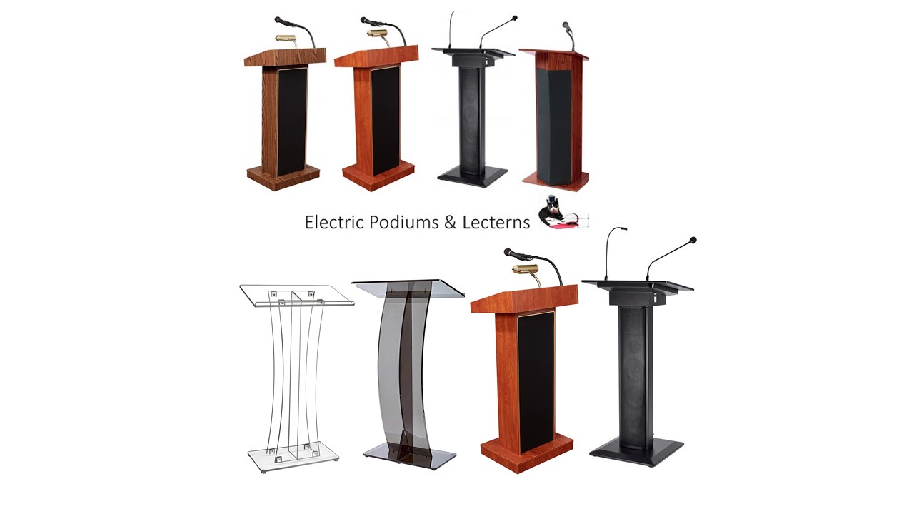 Podiums And Lecterns With Mic