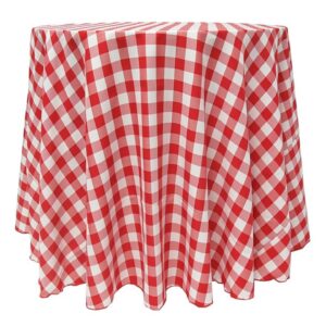 Check Tablecloth Red And White