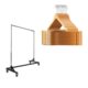 B-Coat Racks - Coat Rack 40 Wooden Hangers