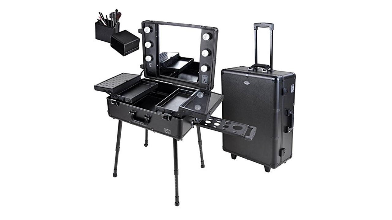 Portable Studio Makeup Artist Cosmetic Case