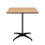 253 Wood Finished Top Cocktail Table - Square 30 X 30 Bar High 42