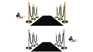 C Black Carpet Runners