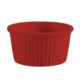 Ramekins in Colored and White - Ramekin Fluted Red - 1oz 21/4 