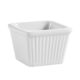 Ramekins in Colored and White - Ramekin Square Fluted - 6oz 3 3/8