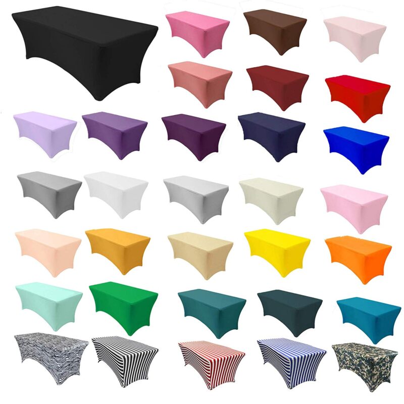 Spandex Rectangular tablecloth for rent in New York City