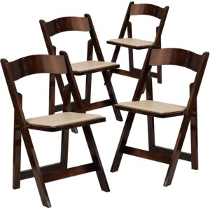 A Folding Chair Resin Fruitwood