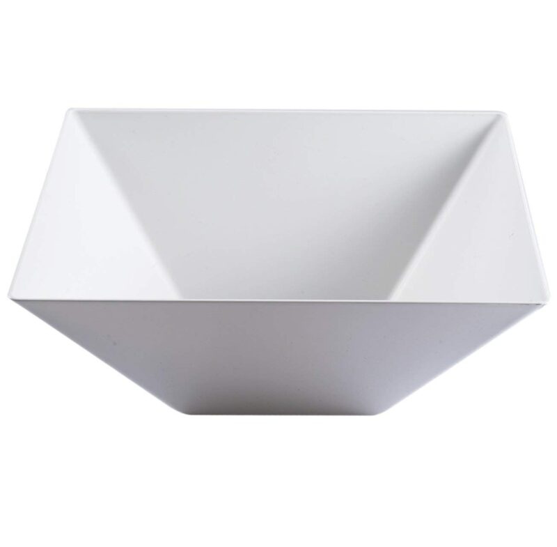 117 White Square 10in Bowls 86oz