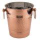 128 Ice Display Tubs Copper Hammered - Ice Bucket Stainless Copper