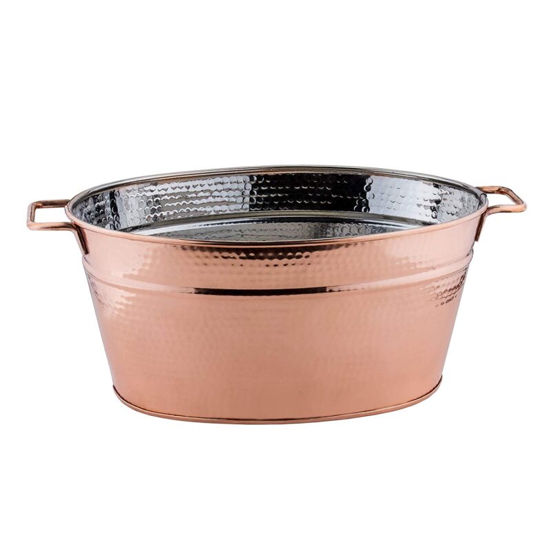 128 Ice Display Tubs Copper Hammered