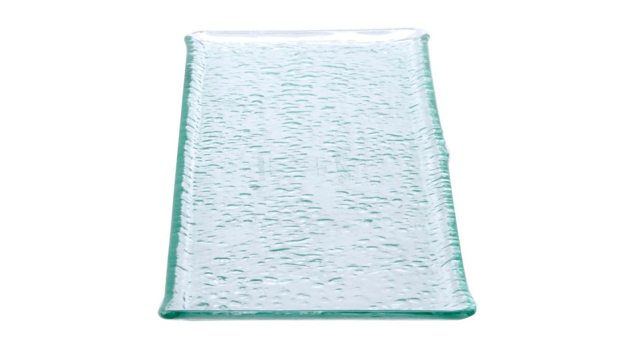 Glass Ocean Platter Rectangle