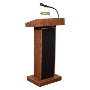 Podium with mic for rent