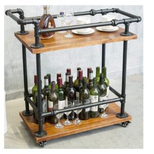 B2 Bar Cart Rustic