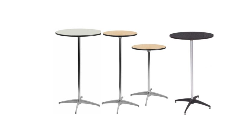 252 White Cocktail Tables Finish Top