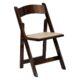 Z Resin Folding Chairs Padded Seat - fruitwood - resin-padded-seat