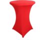 B Spandex Tablecloth Christmas Colors - Red Spandex for 24