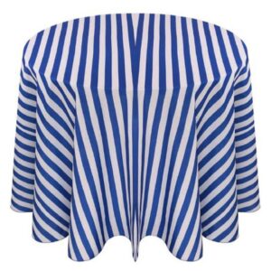 Three Inch Stripe Print Tablecloths