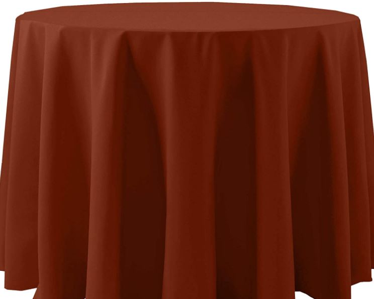 Basic Polyester Burnt Orange