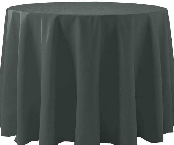 Basic Polyester Charcoal Grey