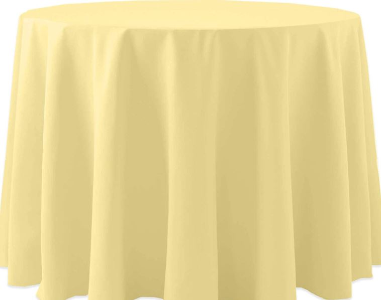 Basic Polyester Cornsilk Light Yellow