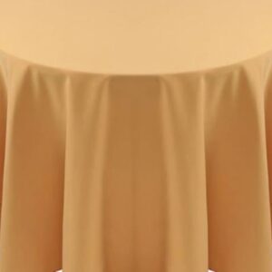 Spun Polyester Antique Gold Tablecloth
