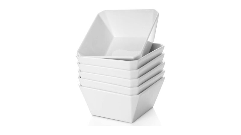 115 White Square 5in Bowl 16oz