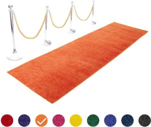 B Orange Carpet Runners
