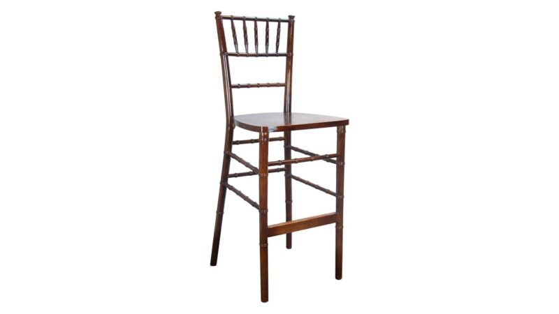Fruitwood Chiavari Ballroom Bar Stools